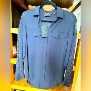 Silk Button Down by The Kooples, brand new